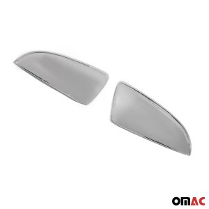 Kia Forte Mirror Cover - Omac - S.Steel - Gloss Silver - '14-'18